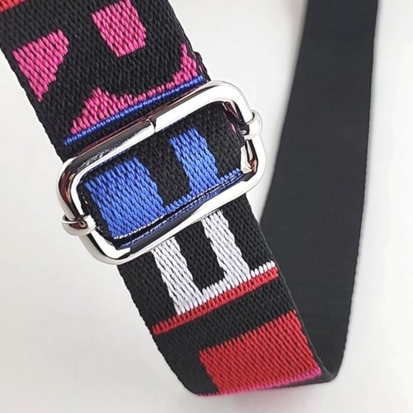 Karl Lagerfeld Paris Crossbody Bucket Bag White Pink - Picture 5 of 16